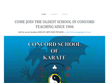 Tablet Screenshot of concordkajukenbo.com